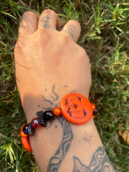 Pumpkin Spike Treasure Bracelet