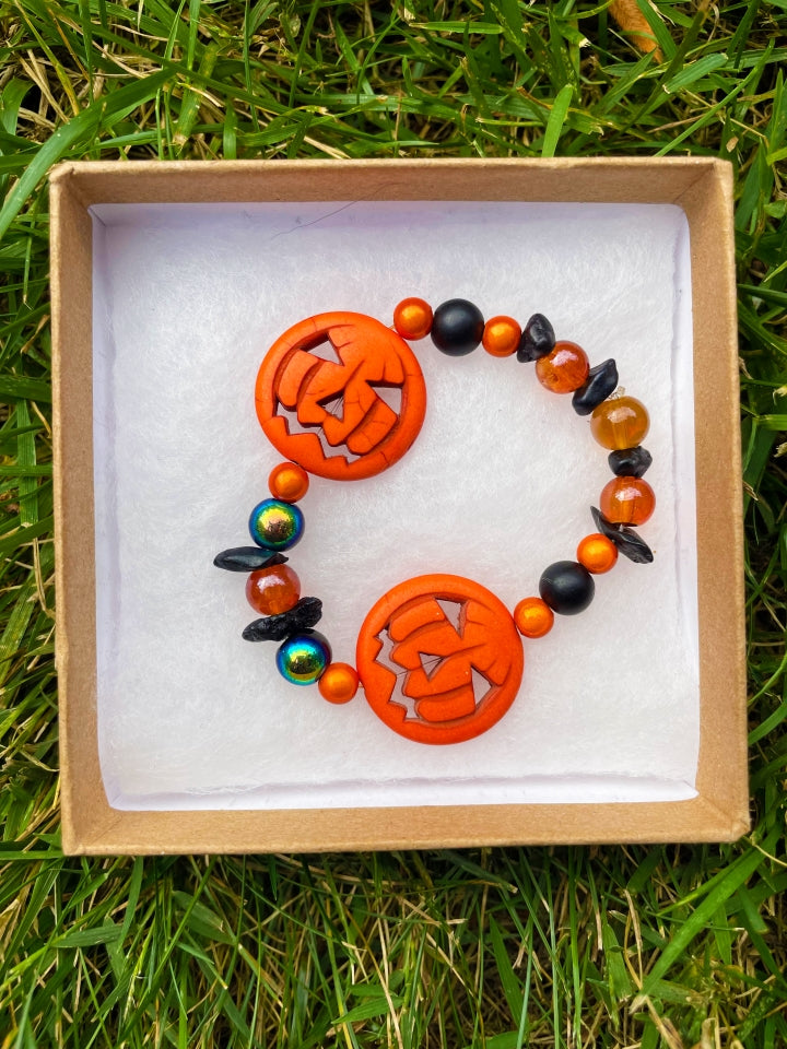 Pumpkin Spike Treasure Bracelet