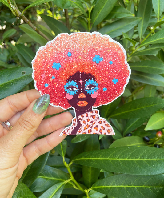 Radiant Clown Die Cut Sticker